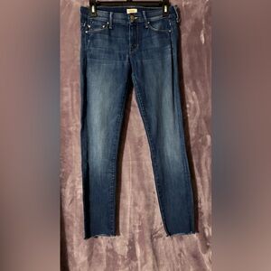 MOTHER Skinny Jeans - Deep Indigo